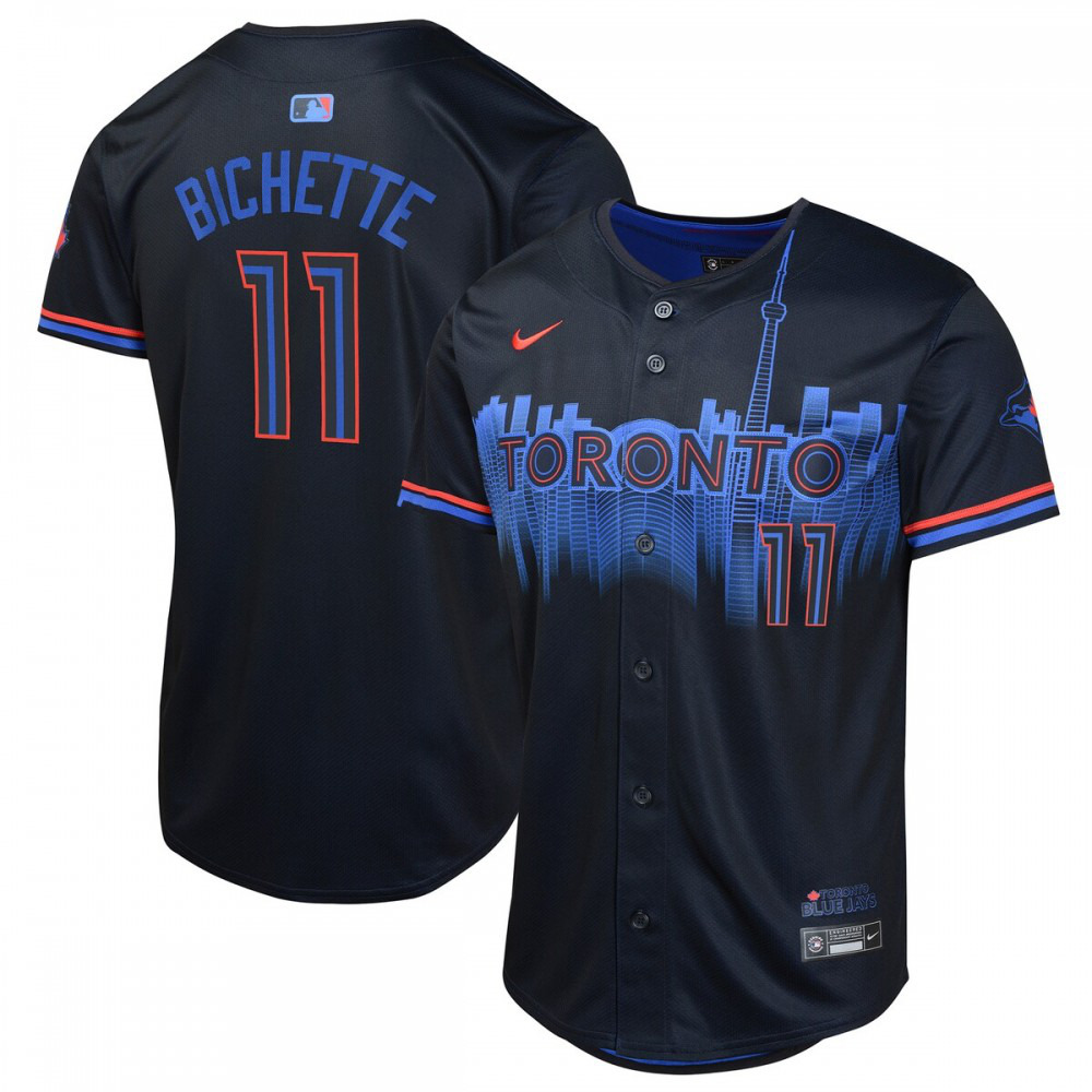 Bo Bichette Toronto Blue Jays Youth 2024 City Connect Limited Player Jersey - Navy-Pro Kit Vault | Brand New 26/27 Sports Jerseys